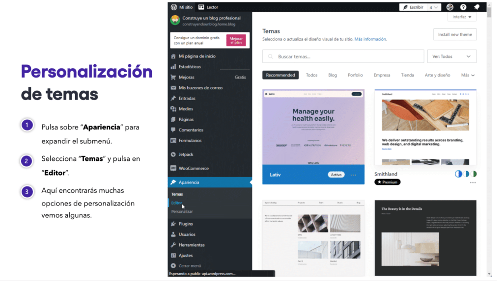 Vista previa en distintos dispositivos